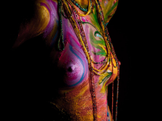 kunstiline-maalimine-kehale värvitud keha ehk kehamaaling