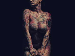 Aktifotod 055 värvitud keha ehk kehamaaling